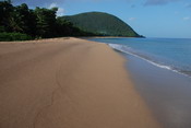 Beach on Guadeloupe Island